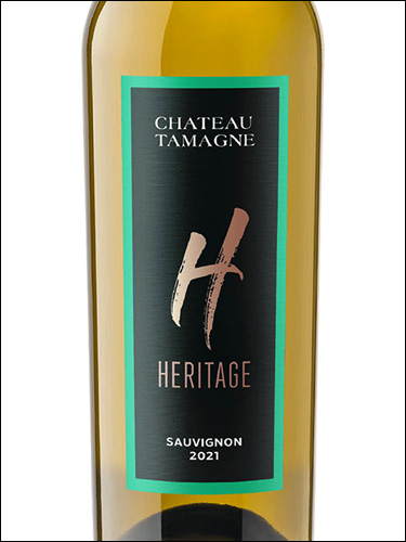 фото Chateau Tamagne Heritage Sauvignon Шато Тамань Эритаж Совиньон Россия вино белое