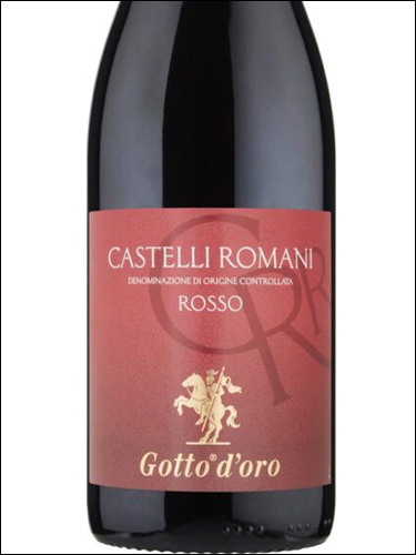 фото Gotto d'Oro Castelli Romani Rosso DOC Готто д'Оро Кастелли Романи Россо Италия вино красное