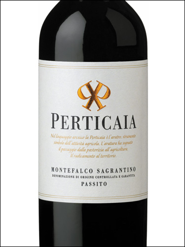 фото Perticaia Montefalco Sagrantino Passito DOCG Пертикая Монтефалько Сагрантино Пассито Италия вино красное