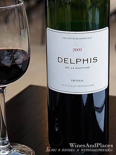 фото Delphis de La Dauphine AOC Fronsac Дельфис де Ла Дофин Фронсак Франция вино красное
