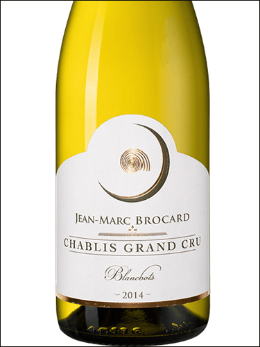 фото Jean-Marc Brocard Chablis Grand Cru Les Blanchots AOC Жан-Марк Брокар Шабли Гран Крю Ле Бланшо Франция вино белое