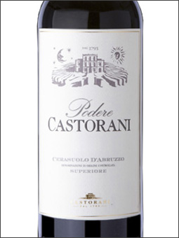 фото Podere Castorani Cerasuolo d'Abruzzo Superiore DOC Подере Касторани Черазуоло д'Абруццо Супериоре Италия вино розовое