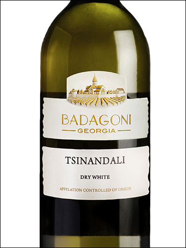 фото Badagoni Tsinandali Бадагони Цинандали Грузия вино белое