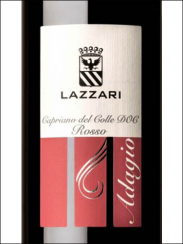 фото Lazzari Adagio Capriano del Colle Rosso DOC Лаццари Адажио Россо Каприано дель Колле ДОК Италия вино красное