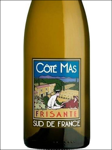 фото Cote Mas Frisante Picpoul Chardonnay Коте Мас Фризанте Пикпуль Шардоне Франция вино белое