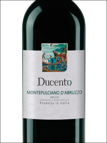 фото Ducento Montepulciano d'Abruzzo DOC Дученто Монтепульчано д'Абруццо Италия вино красное