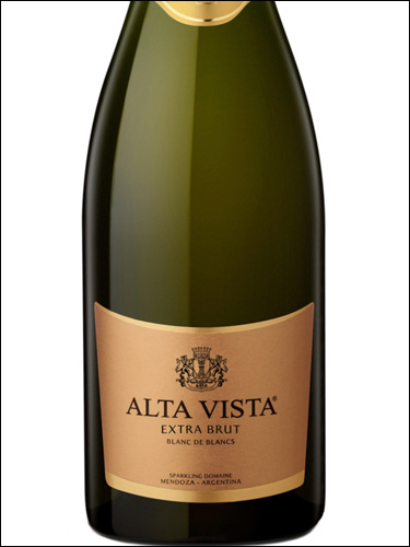 фото Alta Vista Blanc de Blancs Extra Brut Альта Виста Блан де Блан Экстра Брют Аргентина вино белое