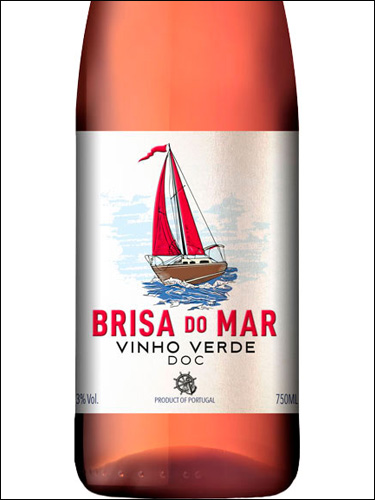 фото Brisa do Mar Rose Vinho Verde DOC Бриза ду Мар Розе Винью Верде Португалия вино розовое