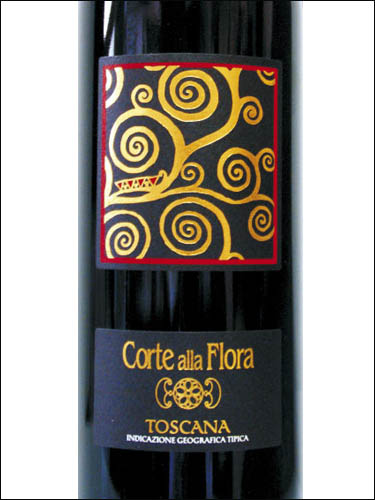 фото Corte alla Flora Toscana Rosso IGT Корте алла Флора Тоскана Россо Италия вино красное