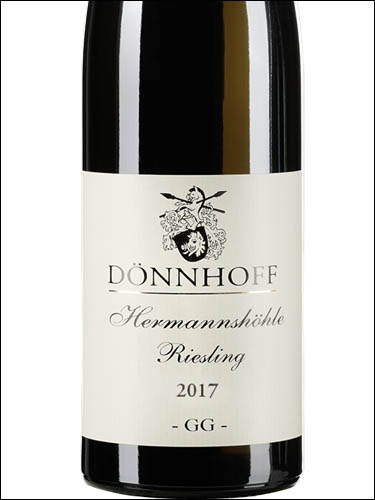 фото Donnhoff Riesling Hermannshohle GG Доннхофф Рислинг Херманнсхёле ГГ Германия вино белое