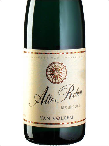 фото Van Volxem Alte Reben Riesling Ван Вольксем Альте Ребен Рислинг Германия вино белое
