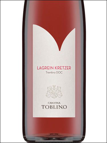 фото Cantina Toblino Lagrein Kretzer Trentino DOC Кантина Тоблино Лагрейн Кретцер Трентино Италия вино розовое