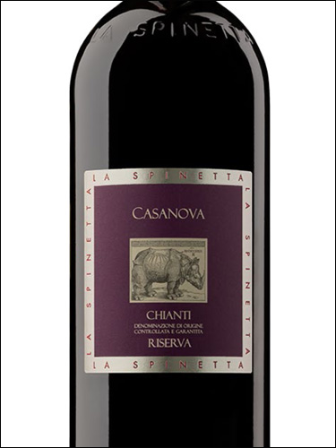 фото La Spinetta Casanova Chianti Riserva DOCG Ла Спинетта Казанова Кьянти Ризерва Италия вино красное