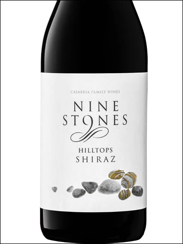 фото Calabria Family Wines Nine Stones Shiraz Hilltops Калабрия Фэмили Вайнс Найн Стоунс Шираз Хиллтопс Австралия вино красное