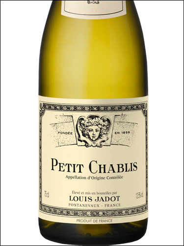 фото Louis Jadot Petit Chablis AOC Луи Жадо Пти Шабли Франция вино белое