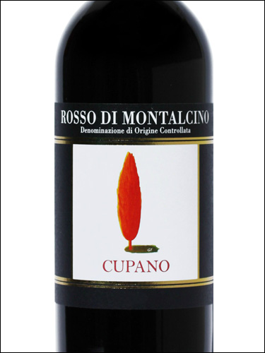 фото Cupano Rosso di Montalcino DOC Купано Россо ди Монтальчино Италия вино красное