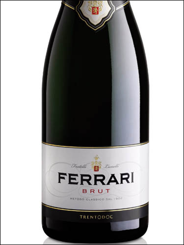 фото Ferrari Brut Trento DOC Феррари Брют ТрентоДок Италия вино белое
