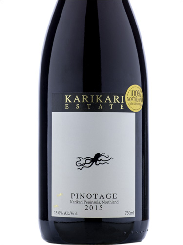 фото Karikari Estate Pinotage Карикари Истейт Пинотаж Новая Зеландия вино красное