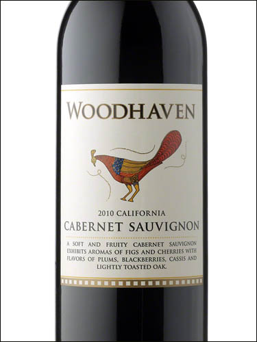 фото Woodhaven Cabernet Sauvignon California Вудхэвен Каберне Совиньон Калифорния США вино красное