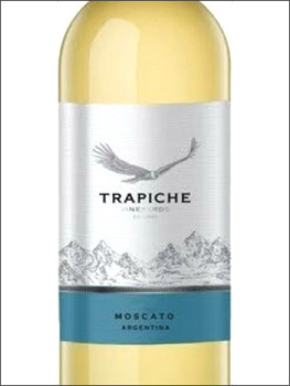 фото Trapiche Vineyards Moscato Трапиче Виньярдс Москато Аргентина вино белое