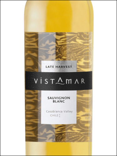 фото Vistamar Late Harvest Sauvignon Blanc Casablanca Valley DO Вистамар Лейт Харвест Совиньон Блан Долина Касабланка  Чили вино белое