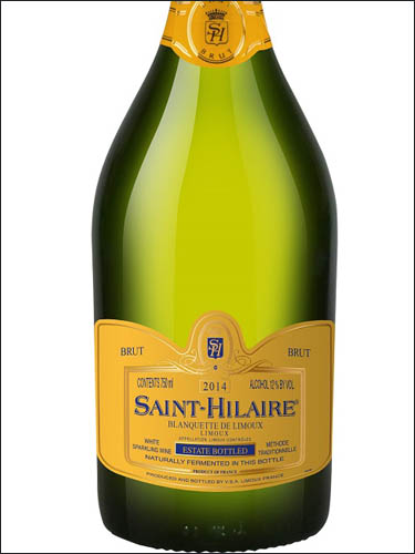 фото Saint-Hilaire Brut Blanquette de Limoux AOC Сент-Илер Брют Бланкет де Лиму Франция вино белое