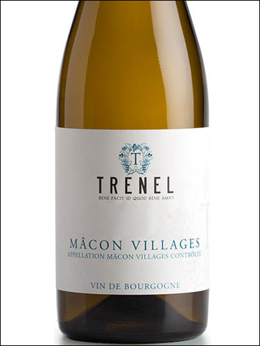 фото Domaine Trenel Macon-Villages AOC Домен Тренель Макон-Вилляж Франция вино белое