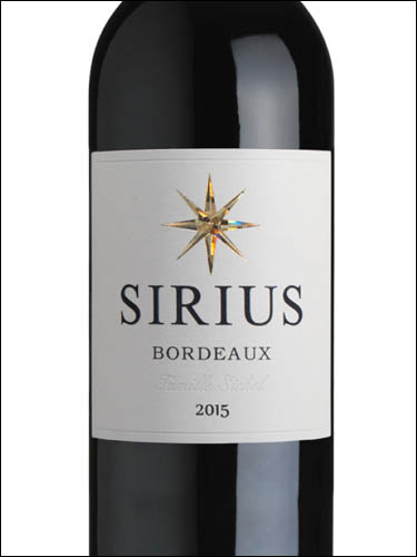 фото Sichel Sirius Bordeaux Rouge AOC Сишель Сириус Бордо Руж Франция вино красное