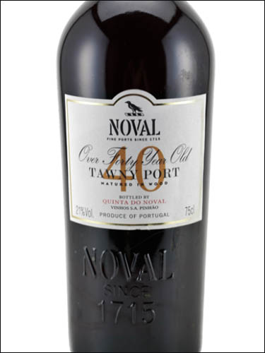 фото Noval 40 Year Old Tawny Port Новал 40-летний Тони Порт Португалия вино красное