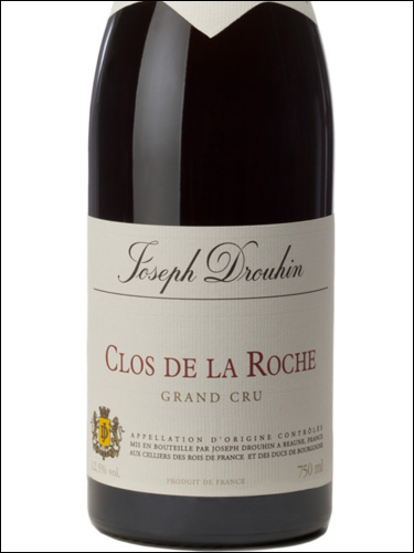 фото Joseph Drouhin Clos de la Roche Grand Cru AOC Жозеф Друэн Кло де ла Рош Гран Крю Франция вино красное
