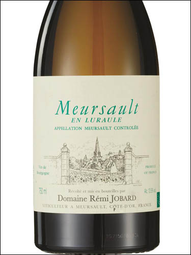 фото Domaine Remi Jobard En Luraule Meursault AOC Домен Реми Жобар Ан Люроль Мерсо Франция вино белое