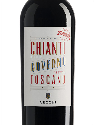 фото Cecchi Chianti Governo all'uso Toscano DOCG Чекки Кьянти Говерно алль'узо Тоскано Италия вино красное