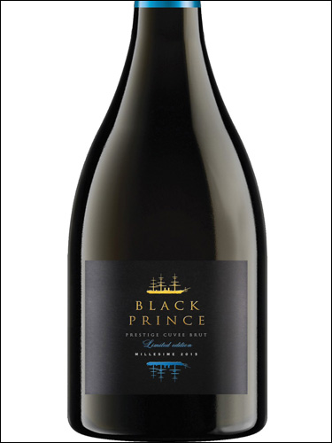 фото Black Prince Prestige Cuvee Brut Черный Принц Престиж Кюве Брют Россия вино белое