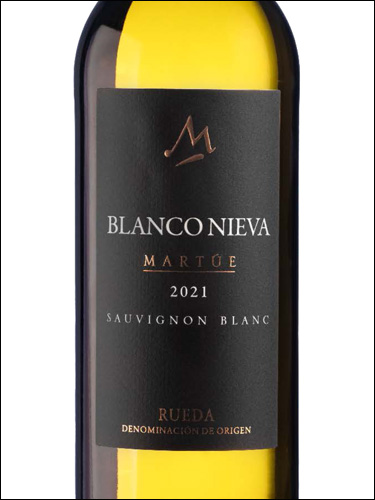 фото вино Martue Blanco Nieva Sauvignon Blanc Rueda DO 
