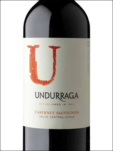 фото Undurraga Cabernet Sauvignon Ундуррага Каберне Совиньон Чили вино красное
