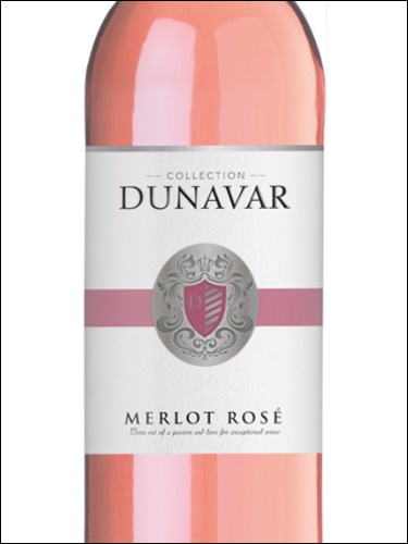 фото Dunavar Merlot Rose Szekszard PDO Дунавар Мерло Розе Сексард Венгрия вино розовое