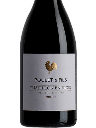фото Poulet & Fils Chatillon en Diois Rouge AOC Пуле & Фис Шатийон ан Диуа Руж Франция вино красное