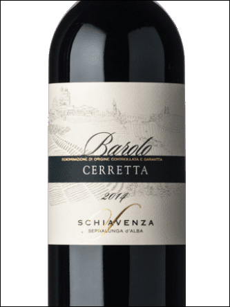 фото Schiavenza Barolo Cerretta DOCG Скьявенца Бароло Черретта Италия вино красное