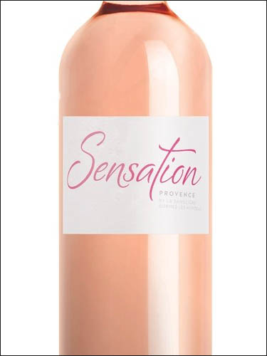 фото Domaine de la Sangliere Sensation Cotes de Provence AOC Домен де ля Санглиер Сенсасьон Розе Кот де Прованс Франция вино розовое