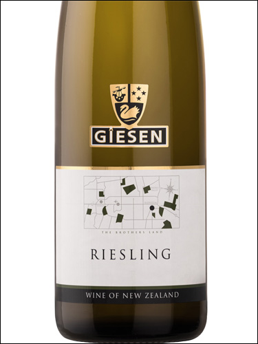 фото Giesen Riesling Гизен Рислинг Новая Зеландия вино белое