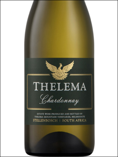 фото Thelema Chardonnay Stellenbosch WO Телема Шардоне Стелленбош  ЮАР вино белое