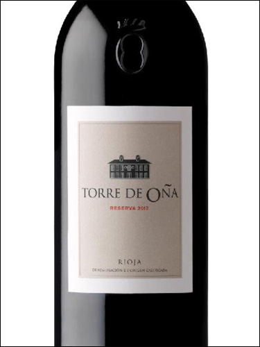 фото вино La Rioja Alta Torre de Ona Reserva Rioja DOCa 