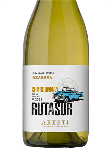 фото Aresti Ruta Sur Reserva Chardonnay Арести Рута Сур Резерва Шардоне Чили вино белое