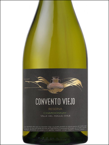 фото Convento Viejo Reserva Chardonnay Valle del Maule Конвенто Вьехо Резерва Шардоне Долина Мауле Чили вино белое