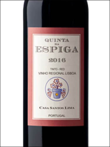 фото Quinta da Espiga Tinto Vinho Regional Lisboa Кинта да Эшпига Тинту ВР Лиссабон Португалия вино красное