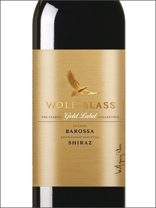 фото Wolf Blass Gold Label Shiraz Barossa Вольф Бласс Голд Лейбл Шираз Баросса Австралия вино красное