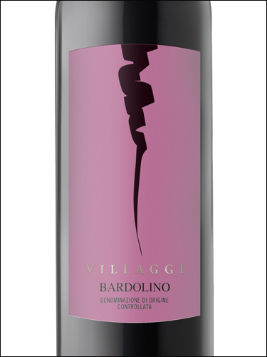 фото Villaggi Bardolino DOC Вилладжи Бардолино Италия вино красное