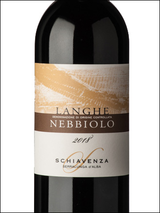 фото Schiavenza Langhe Nebbiolo DOC Скьявенца Ланге Неббиоло Италия вино красное