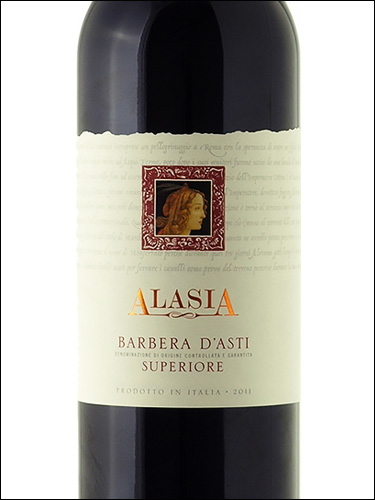 фото Alasia Barbera d'Asti Superiore DOCG Алазия Барбера д'Асти Супериоре Италия вино красное