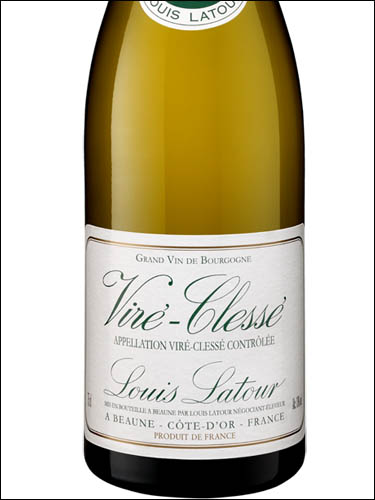 фото Louis Latour Vire-Clesse AOC Луи Латур Вире-Клесе Франция вино белое